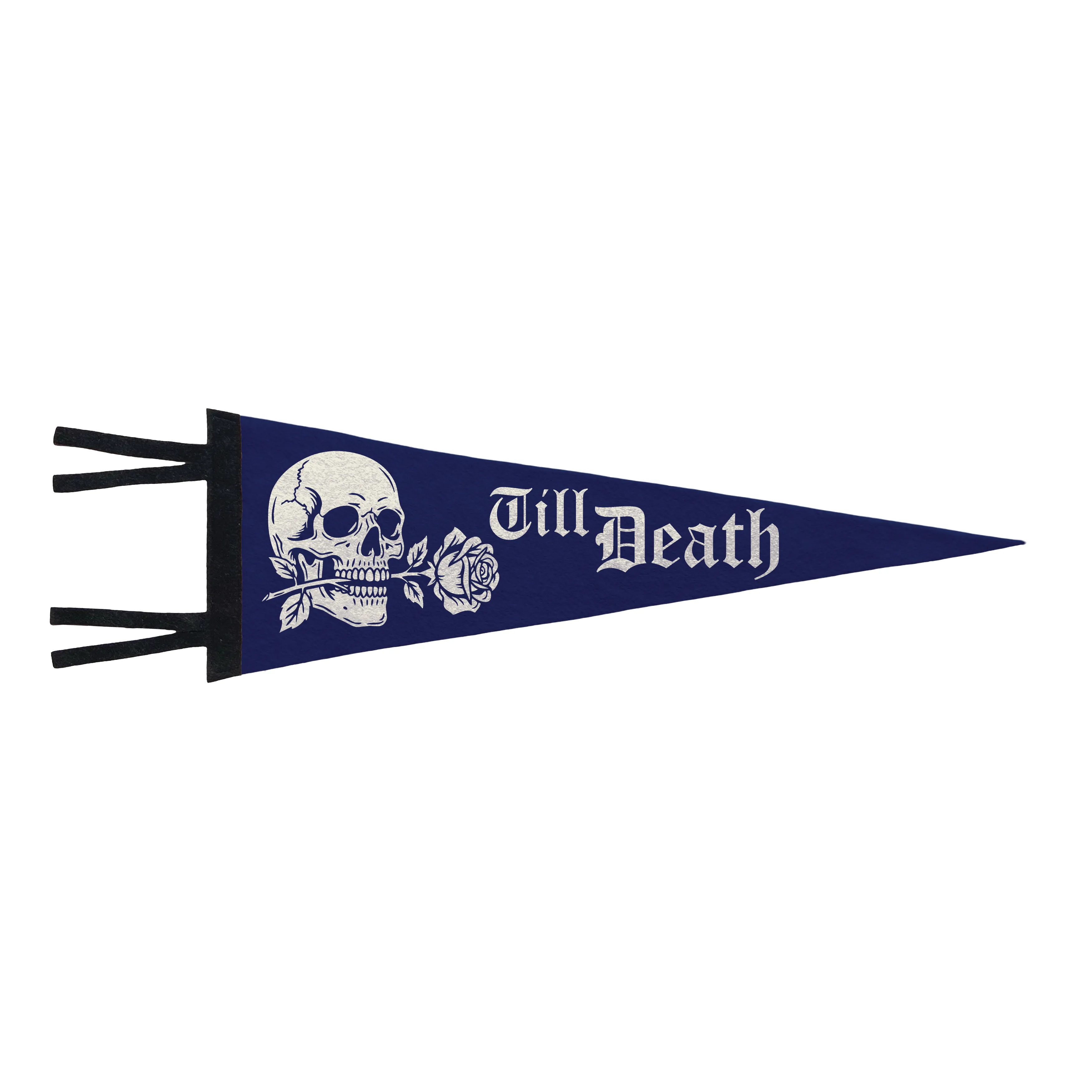 Till Death Vintage Pennant