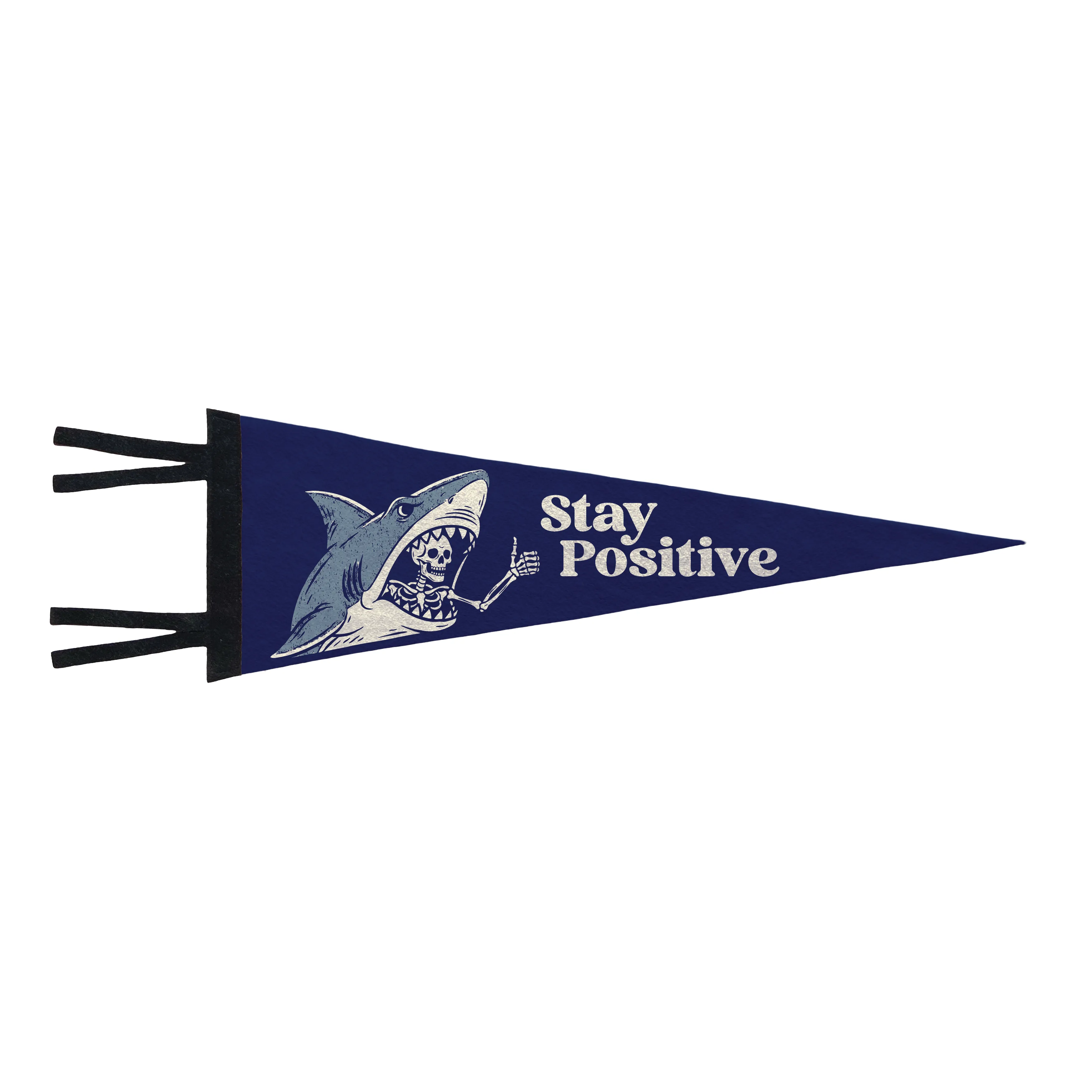 Stay Positive Vintage Pennant