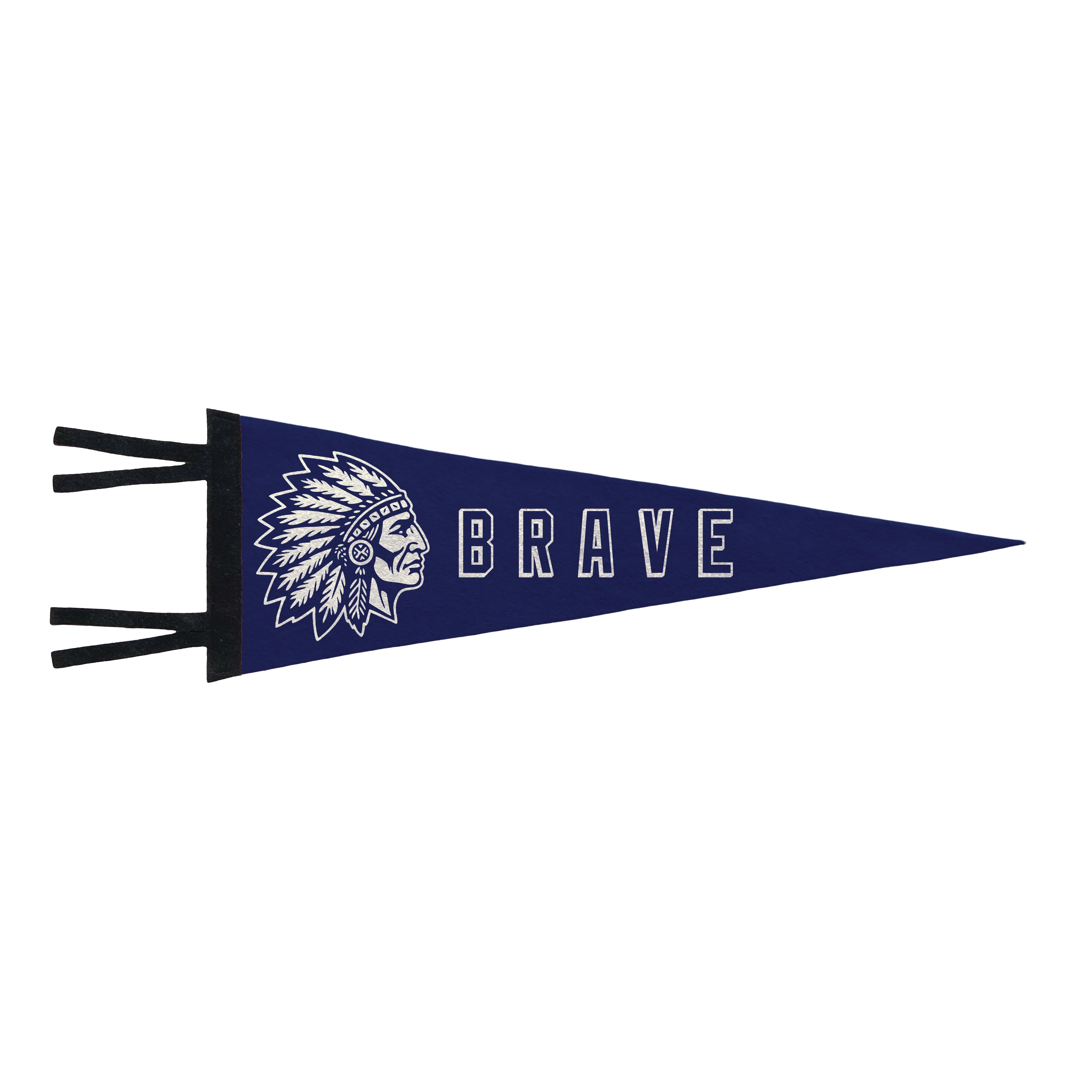 Brave Vintage Wall Pennant