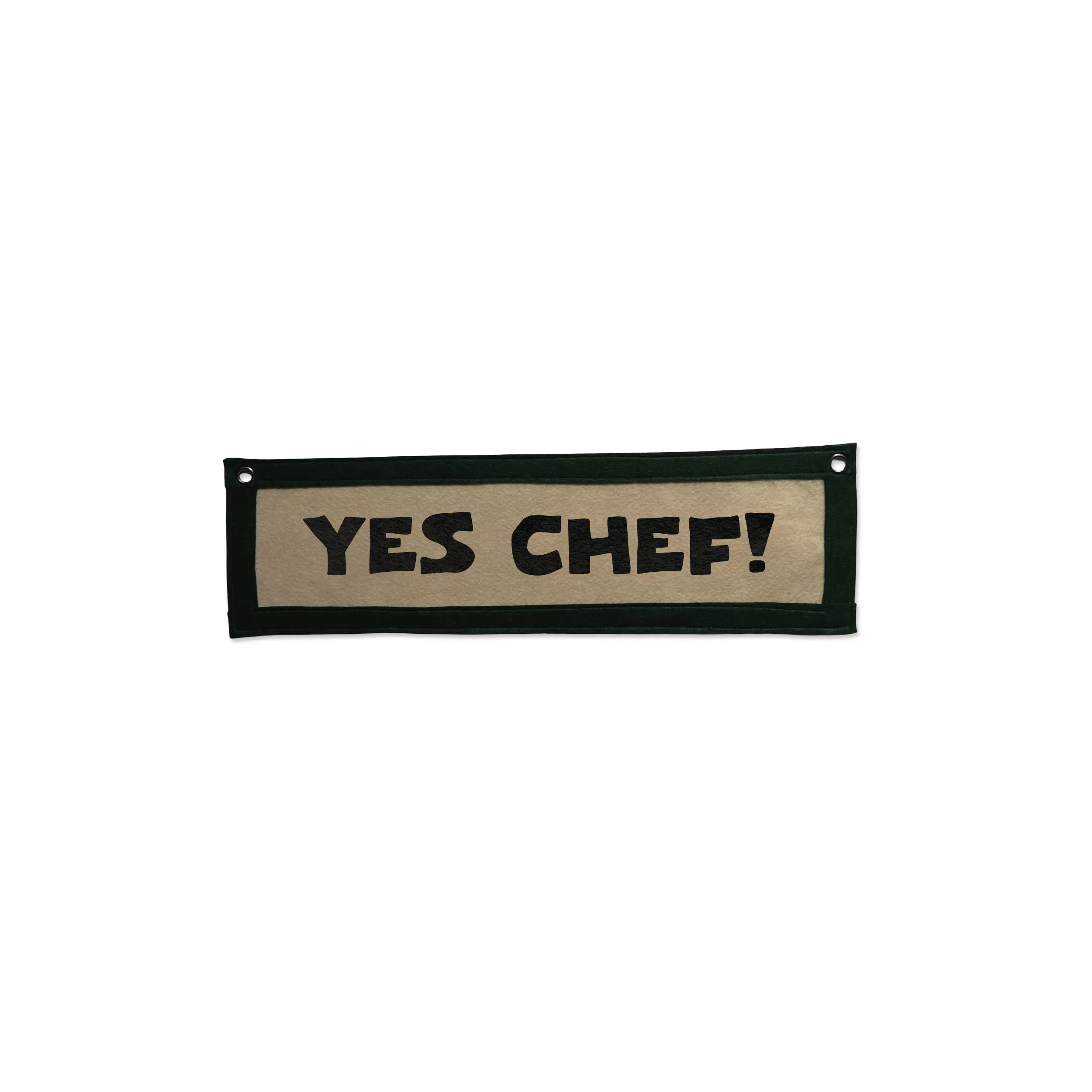 Yes Chef! Vintage Banner