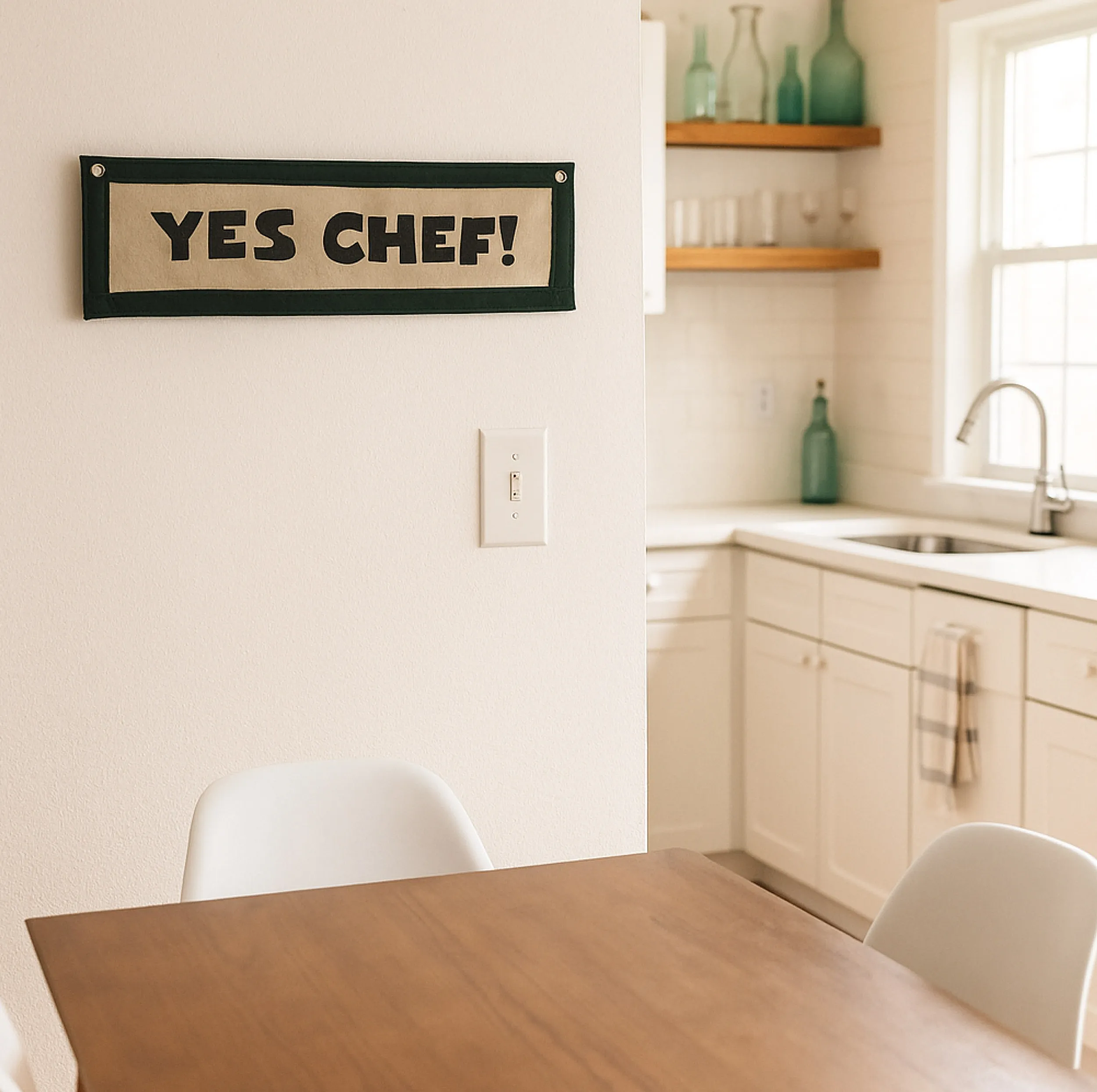 Yes Chef! Vintage Banner