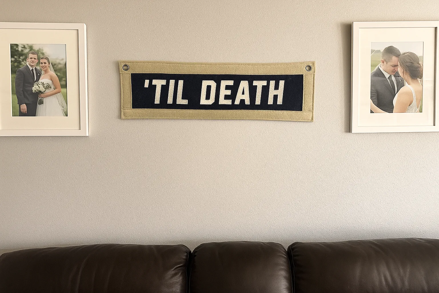 Till Death Vintage Banner