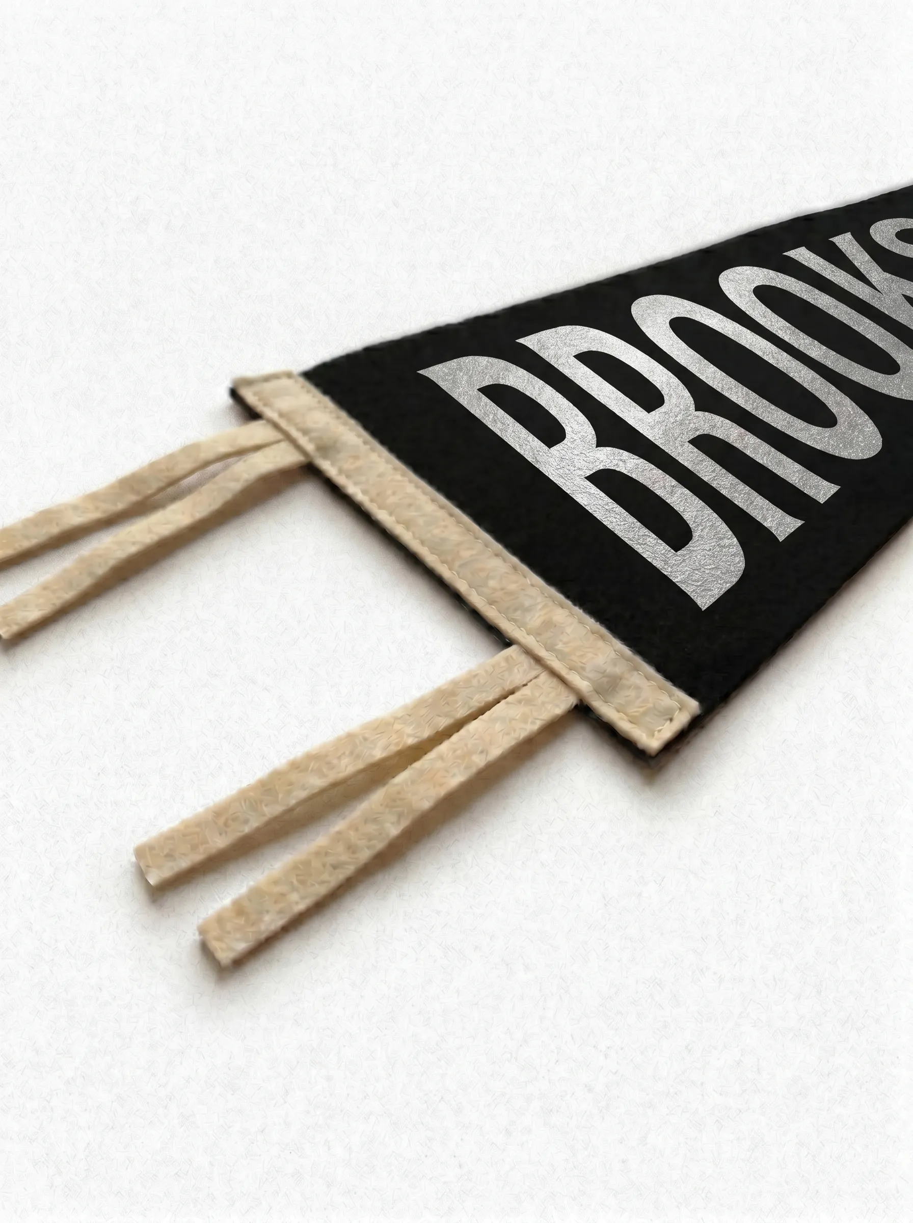 Brooks Name Felt Pennant