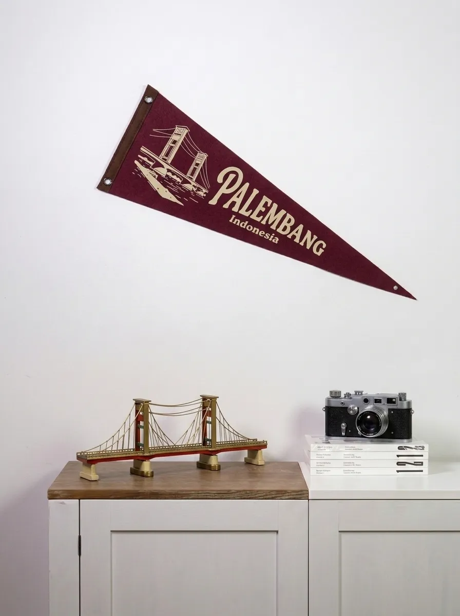 Palembang Ampera Bridge Pennant