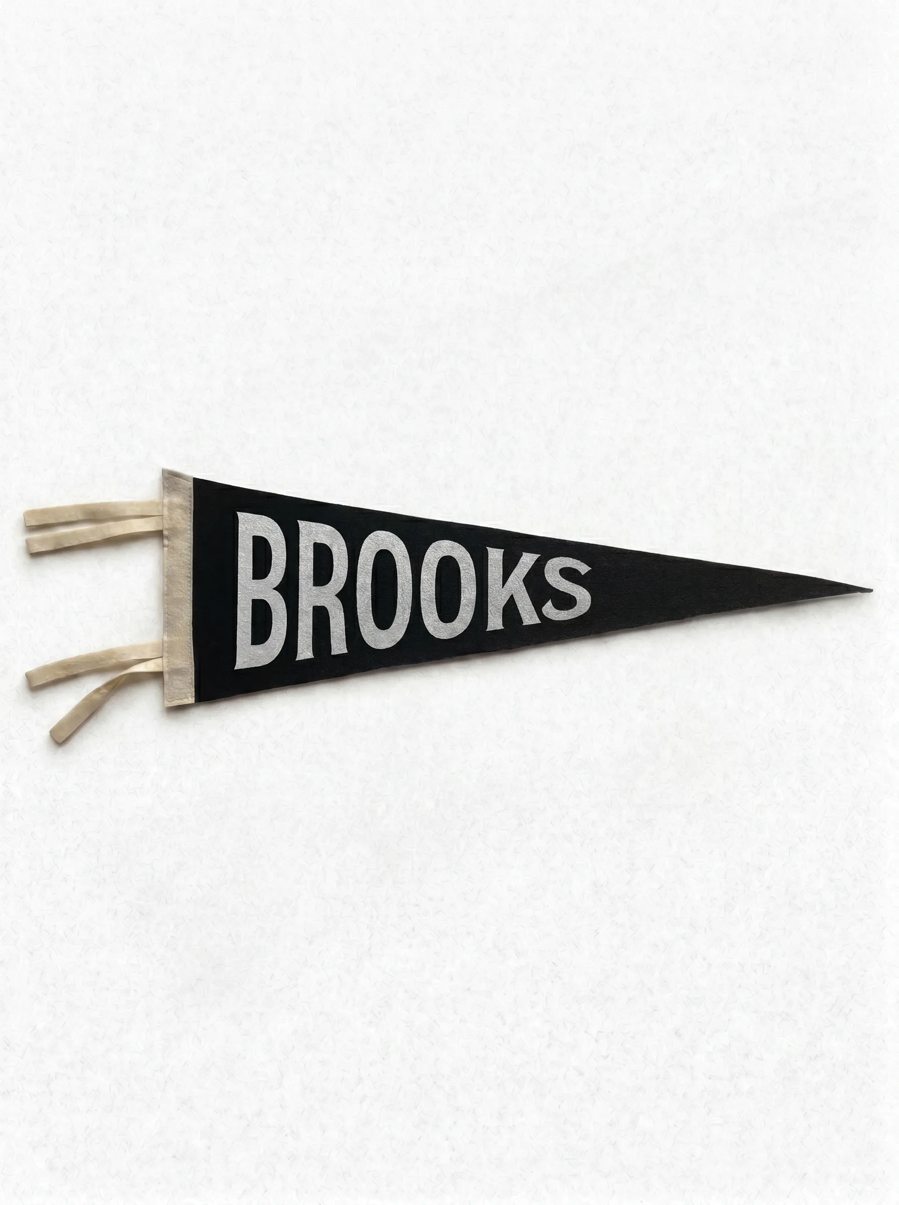Brooks Name Felt Pennant