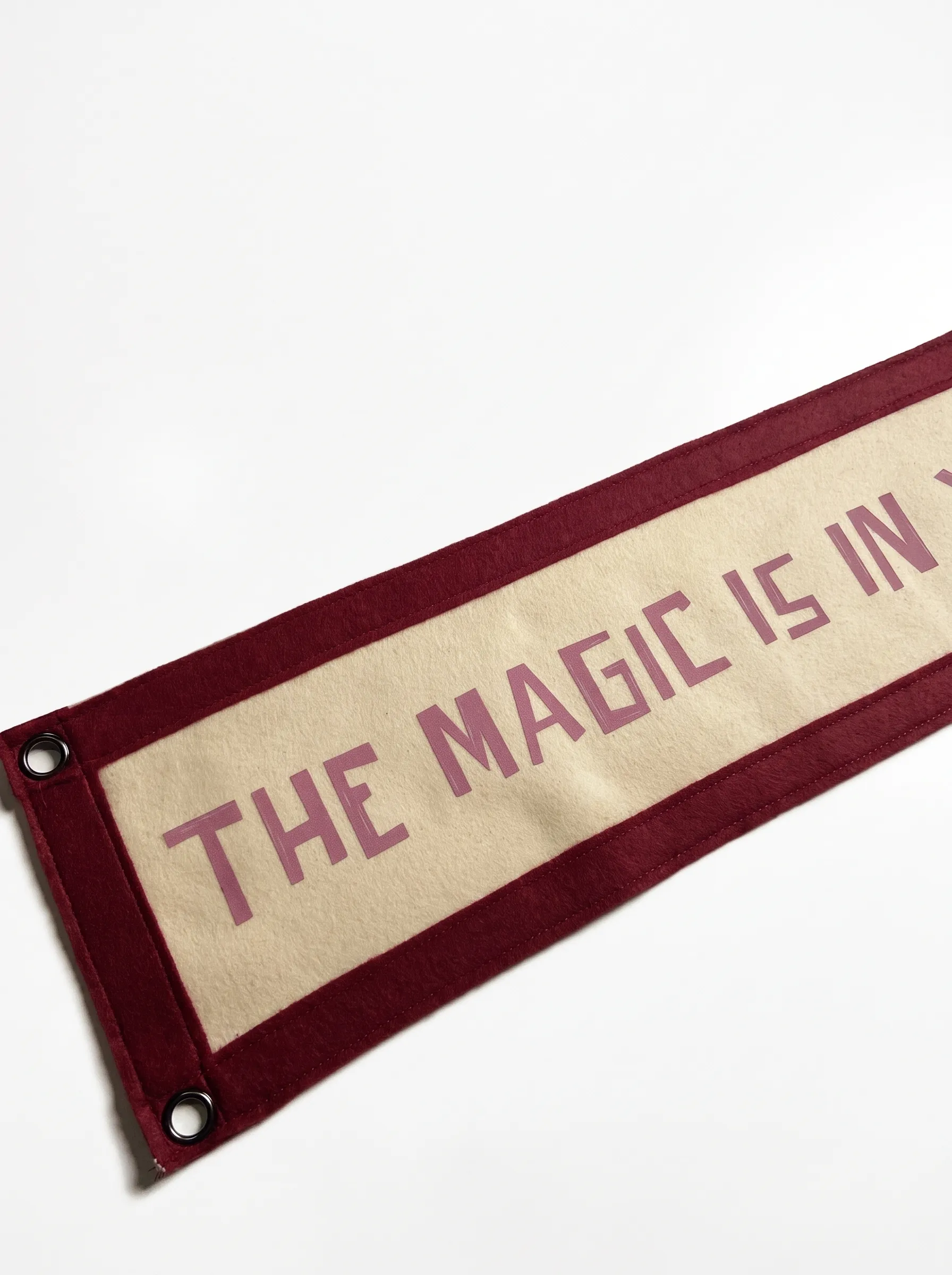 The Magic Is in You Felt Banner