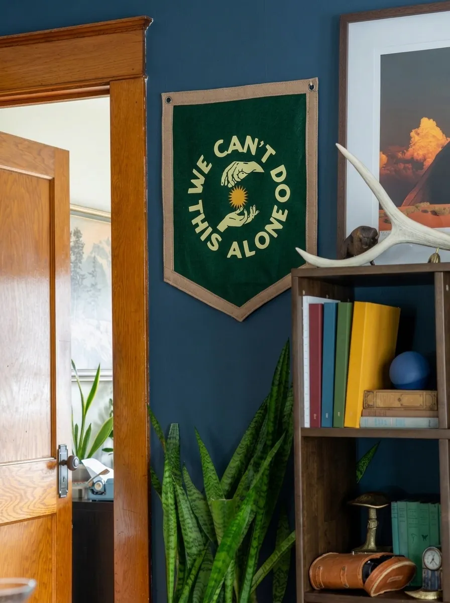 We Can't Do This Alone Camp Flag