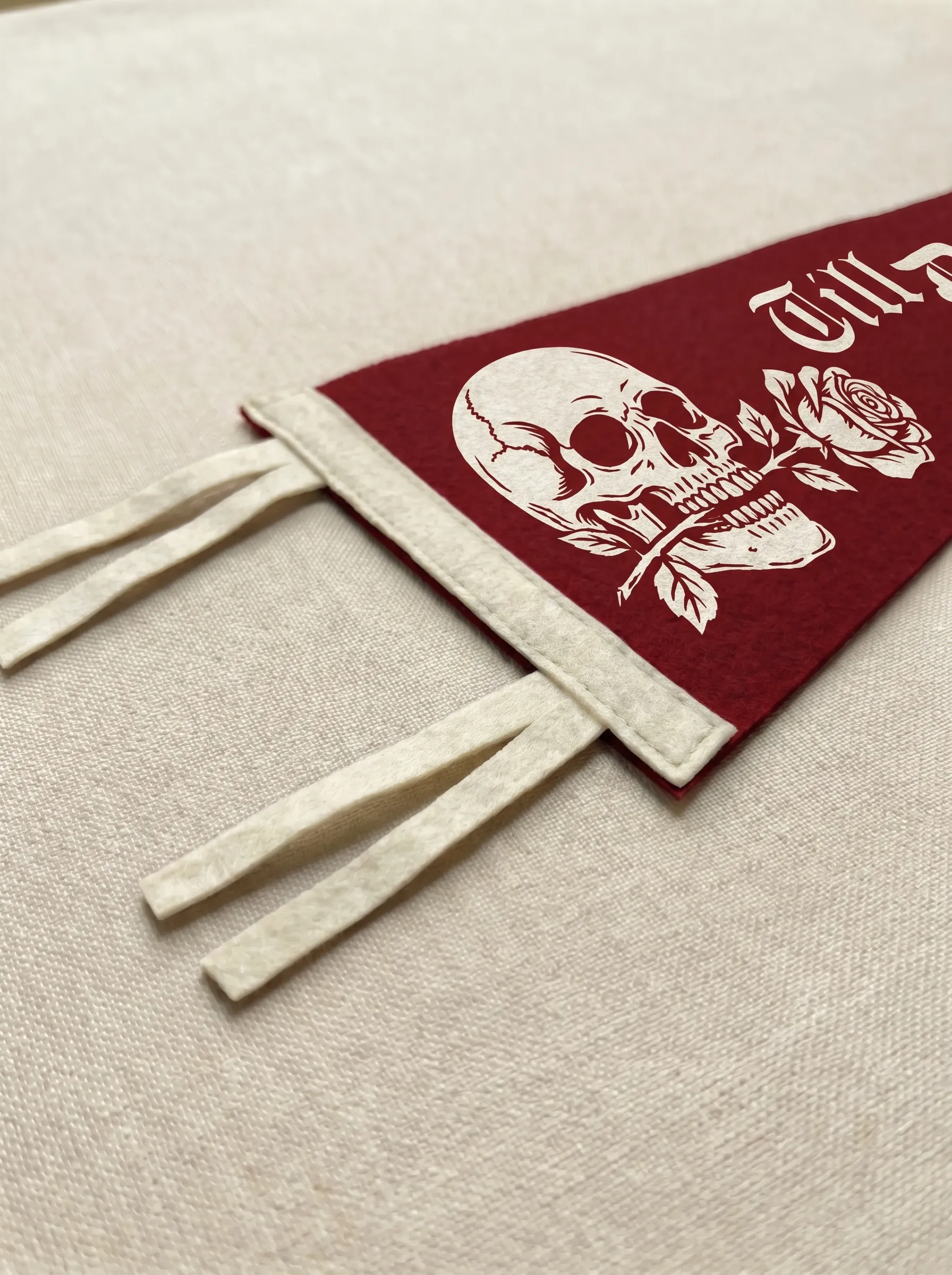 Till Death Vintage Pennant