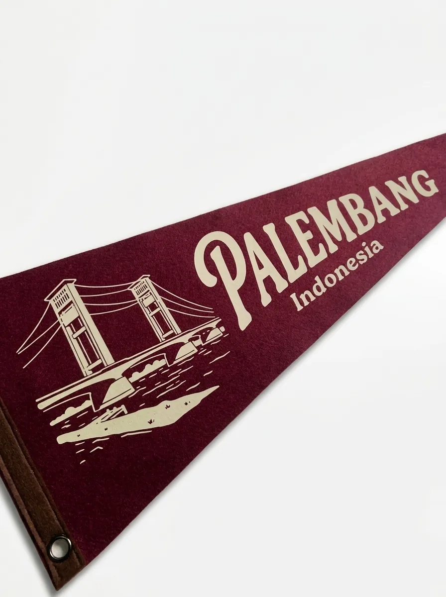 Palembang Ampera Bridge Pennant