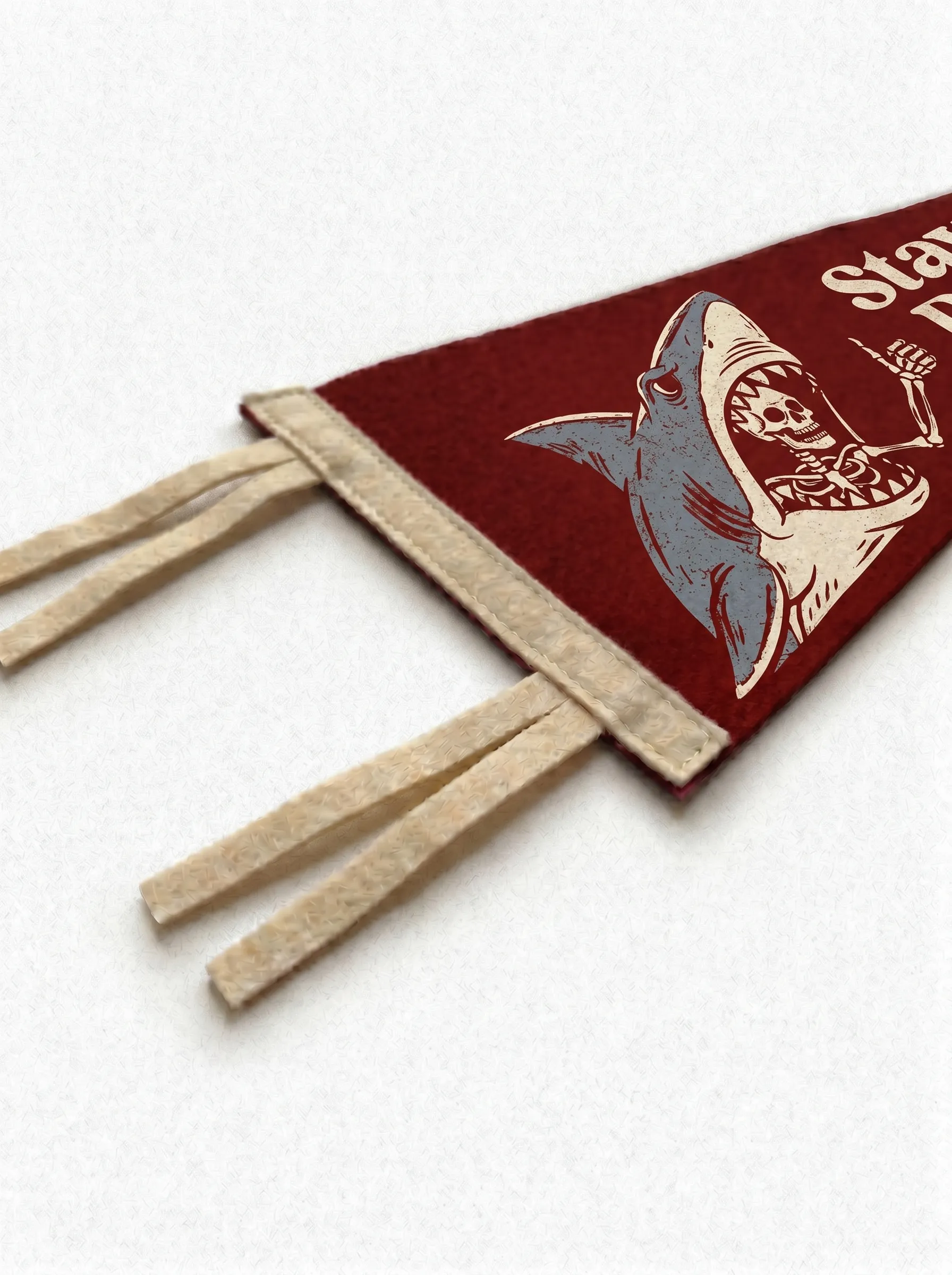 Stay Positive Vintage Pennant